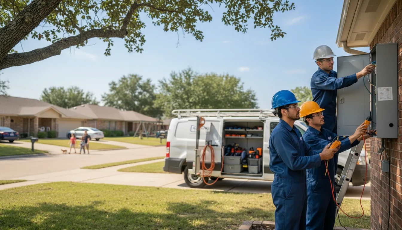 Certified electrician providing emergency electrical services in Highland, MD